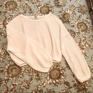 Vici Collection Textured Crop Top